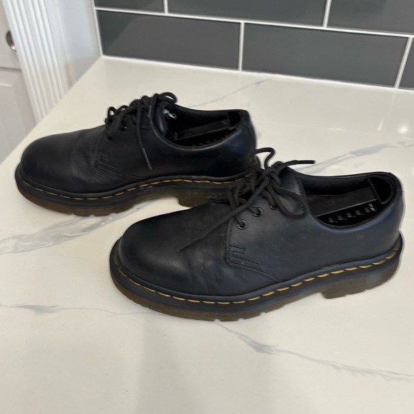 Dr. Martens Other - Dr. Martens 1461 Slip Resistant Black Leather Oxfords Cushion Sole Shoes Size 5